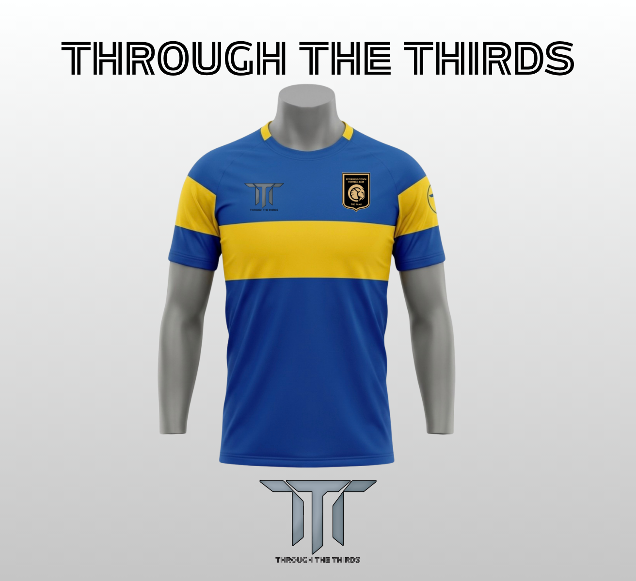 Petersfield Town Football Club Players First Kit - SHIRT WITH PRINTED NUMBER AND SPONSOR