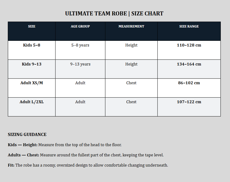 Ultimate Team Robe