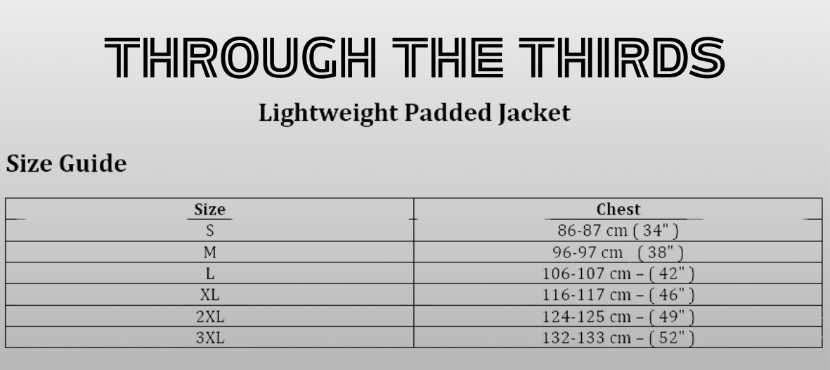 PTFC Lightweight Padded Jacket
